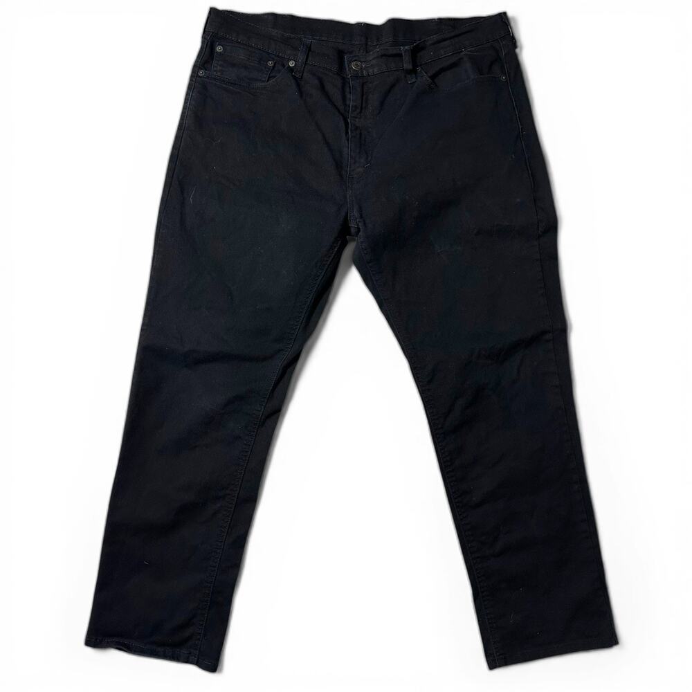 Levi's 541 Athletic Taper Jeans Mens Actual Size 39x30 Black Denim